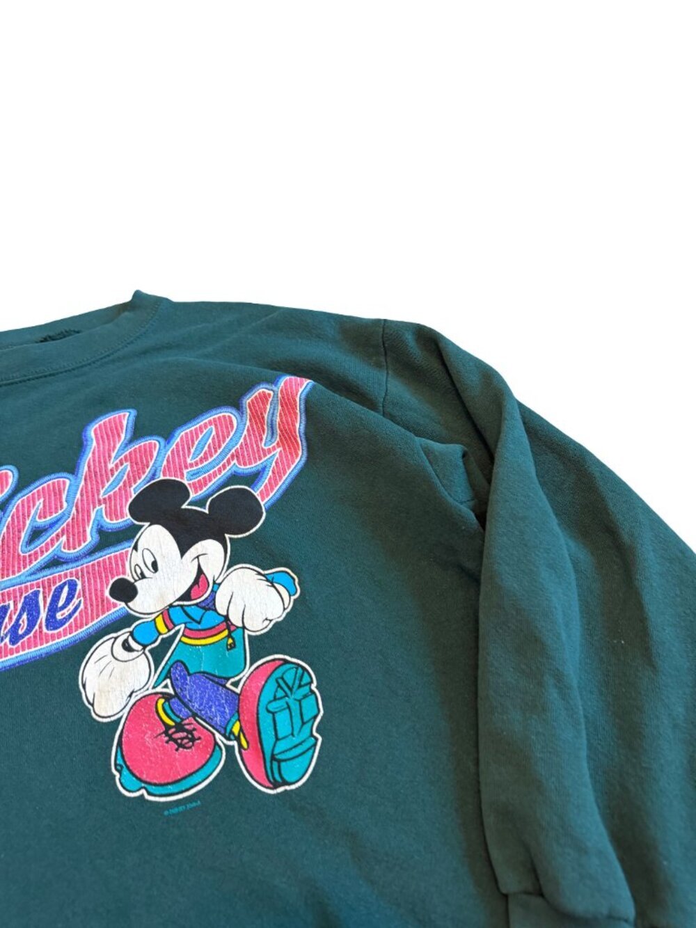 Mickey Unlimited Vintage 1990s Mouse Sweatshirt Pullover Retro 90s Size Medium - Picture 5 of 11